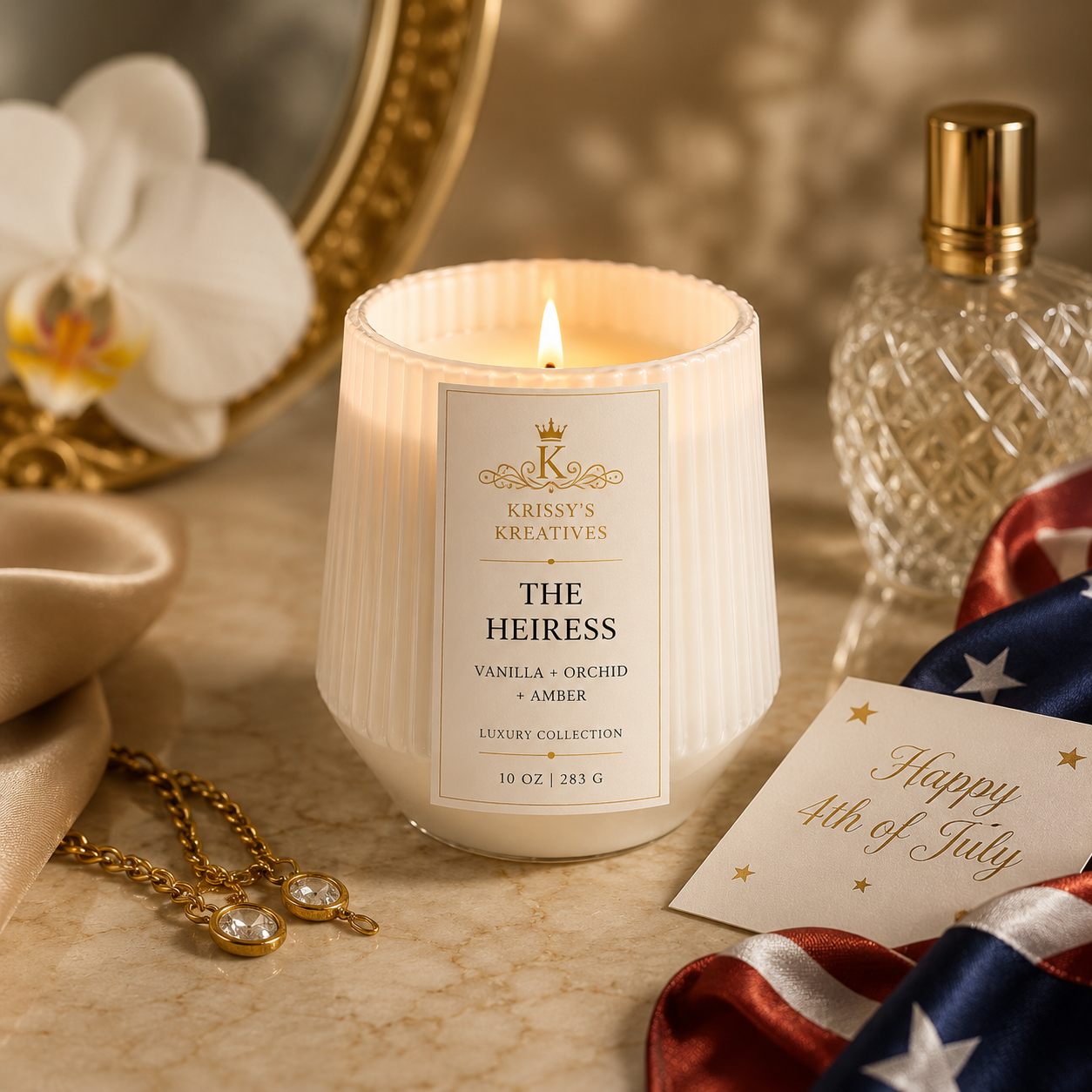 THE HEIRESS 12 oz Soy Wax Candle- Lux Collection