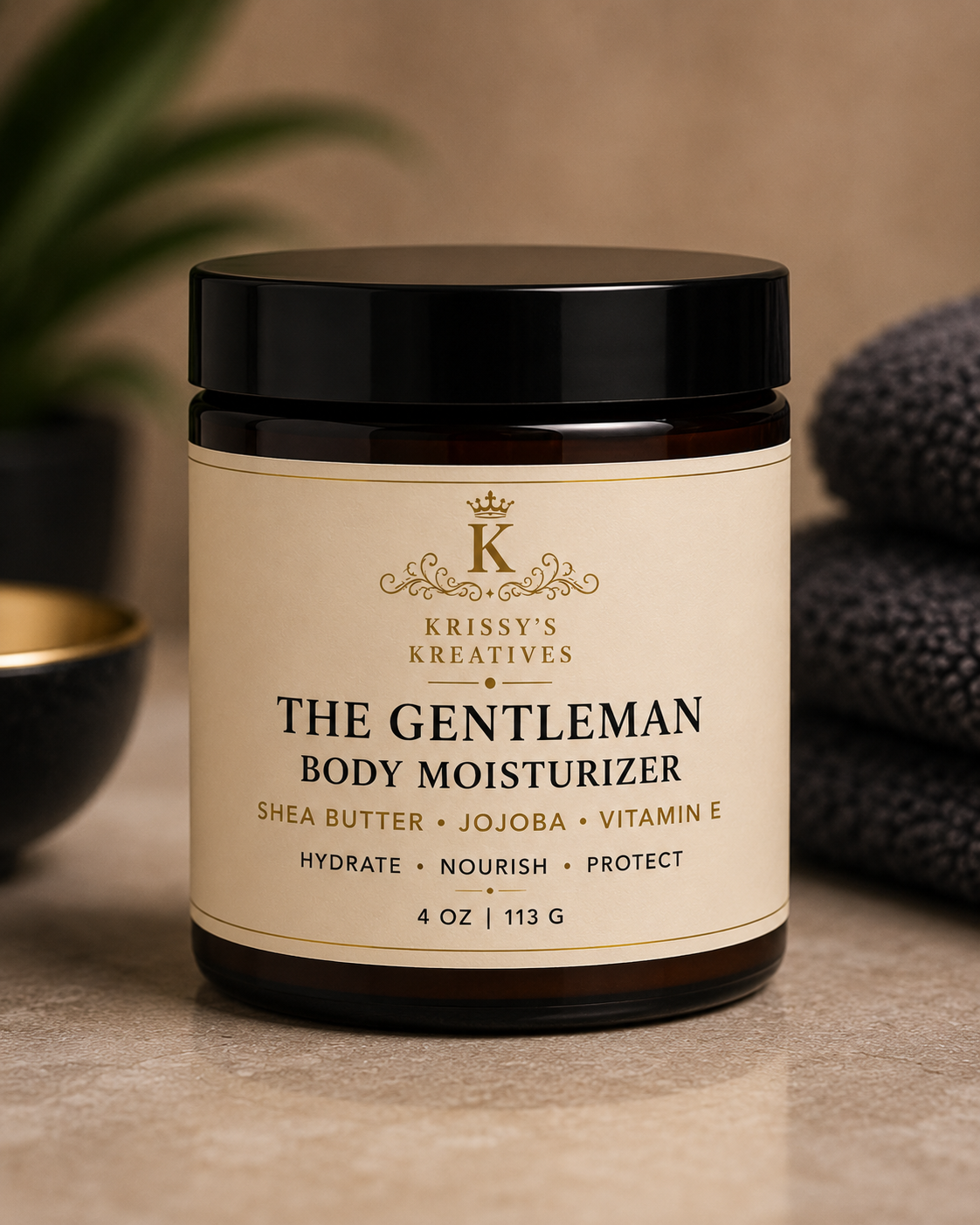 THE GENTLEMAN BODY MOISTURIZER 4 oz