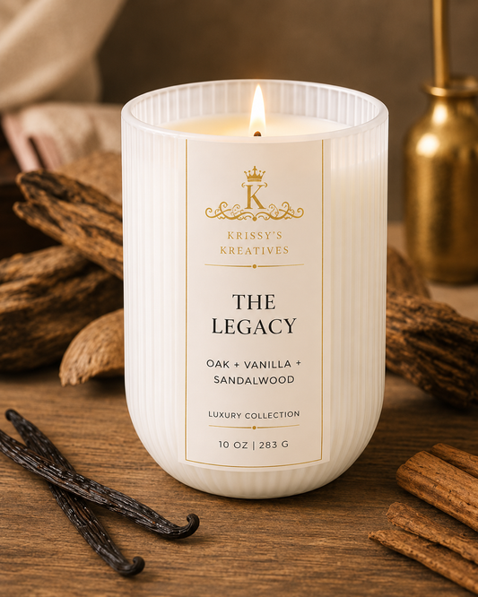 THE  LEGACY 10 oz Soy Wax Candle- Lux Collection