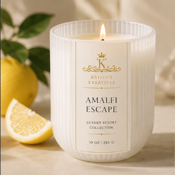 AMALFI ESCAPE 10 oz Soy Wax Candle- Resort Collection