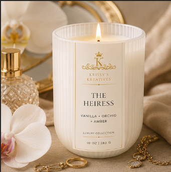 THE HEIRESS 10 oz Soy Wax Candle- Lux Collection