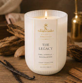 THE  LEGACY 10 oz Soy Wax Candle- Lux Collection