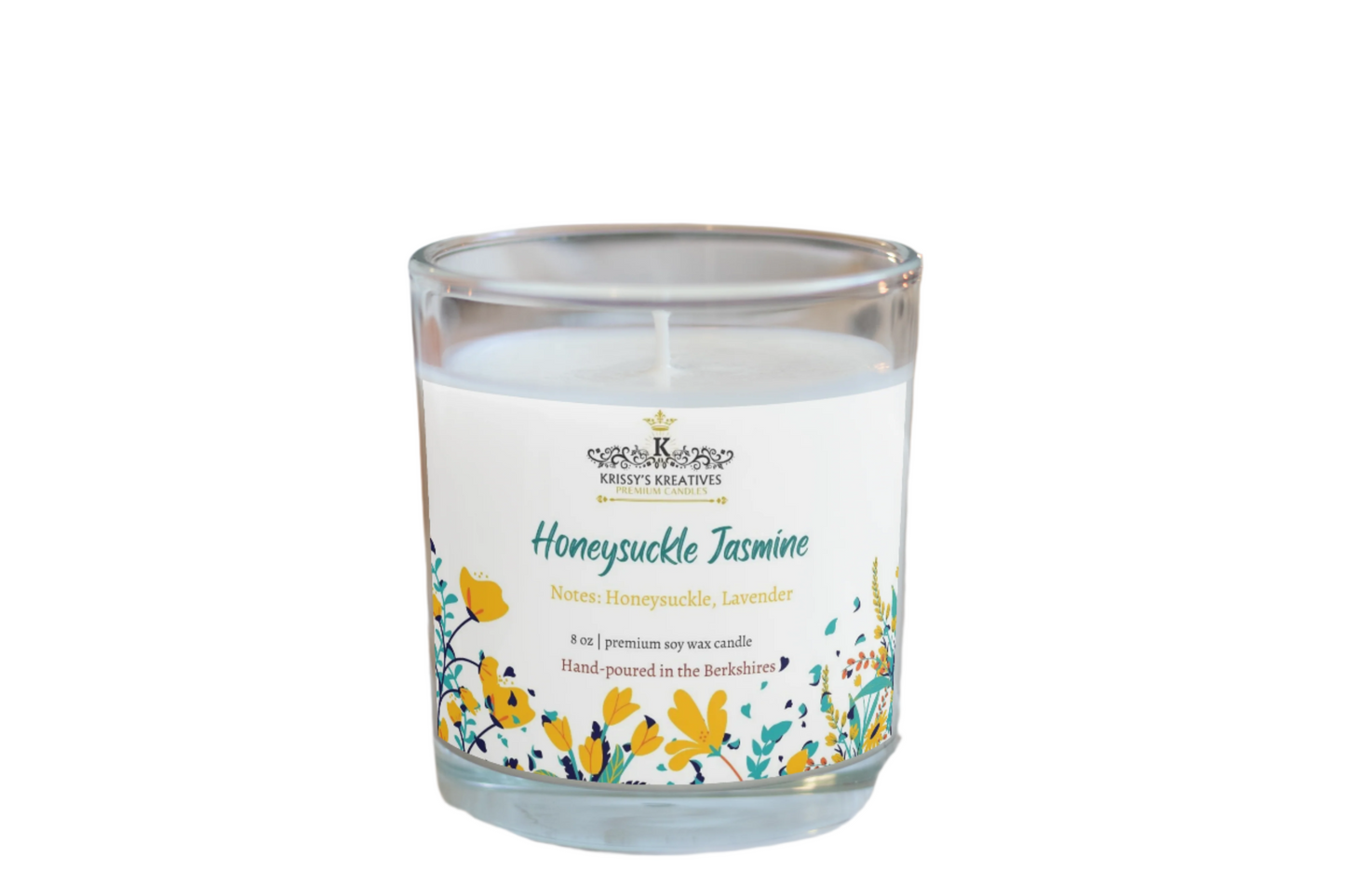 Honeysuckle Jasmine Scented Candle 10 oz