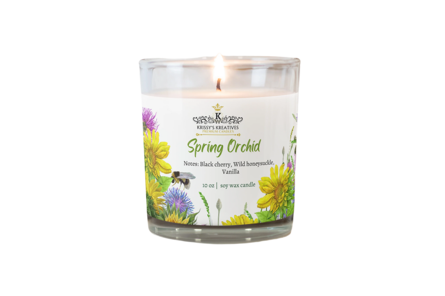 Spring Orchid Scented Candle